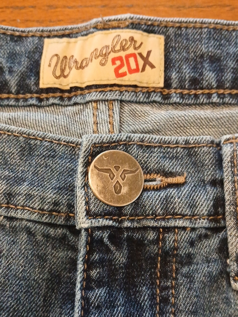 Wrangler 20X Men's Blue Boot Cut Denim Jeans - Picture 3 of 9
